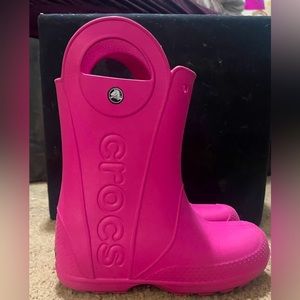 Girls Pink Rain Boot (LIKE NEW)